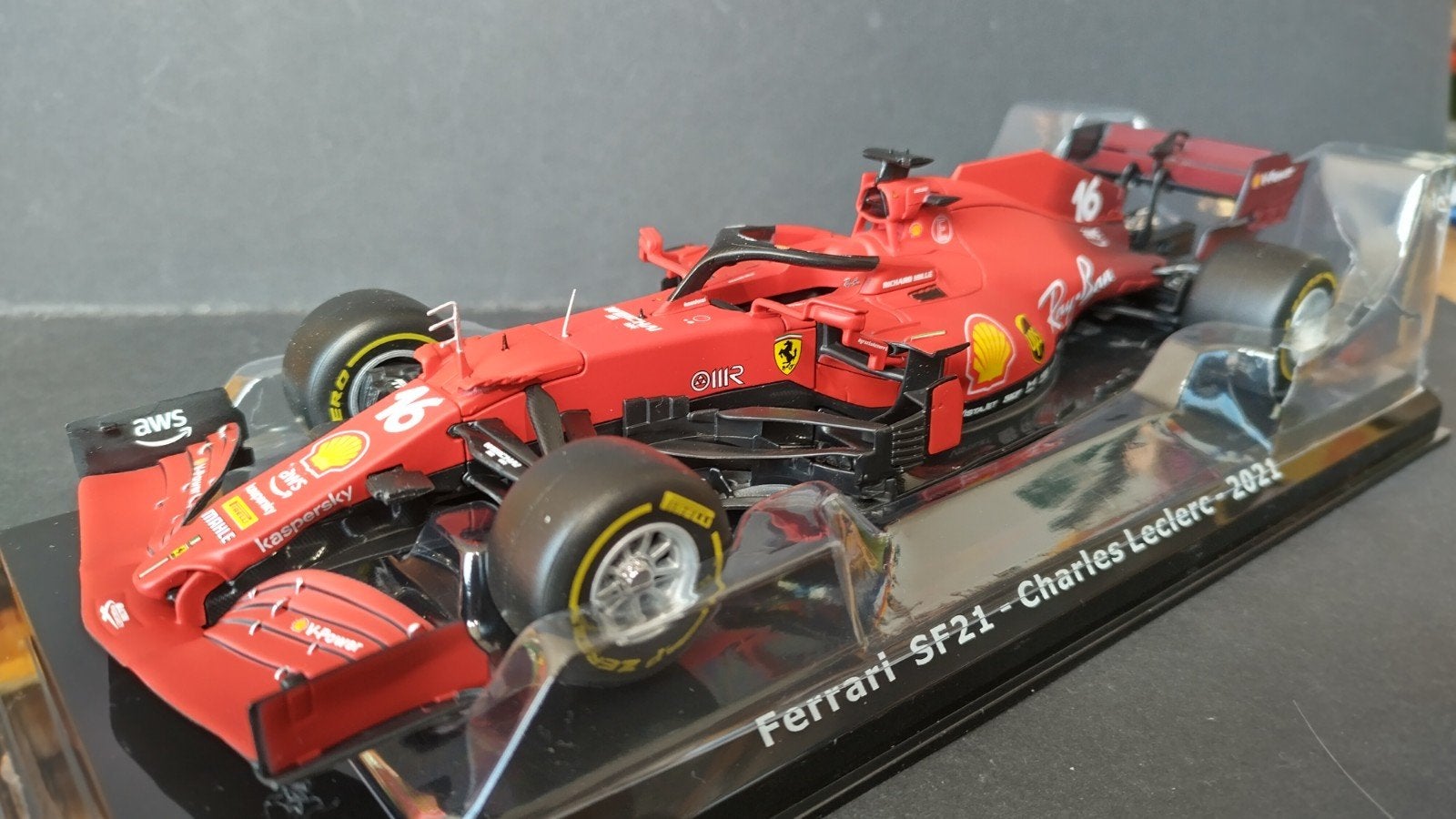 Ferrari SF21 Charles Leclerc 1:24 Altaya f1 Pol, Auto, ., Nieuw, Ophalen of Verzenden