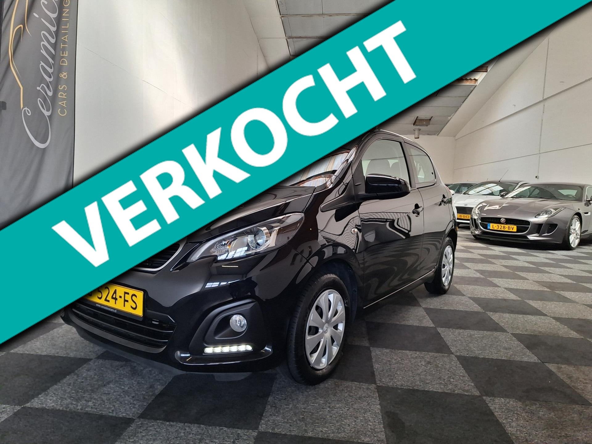 Peugeot 108 2019. Active. MET SLECHTS 59.000 km NAP., Auto's, Voorwielaandrijving, Stof, Gebruikt, Euro 6