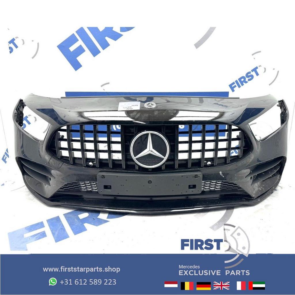 W177 A35 AMG Voorbumper Mercedes A Klasse 2018-2023 Compleet, Gebruikt, -, Voor, Ophalen of Verzenden