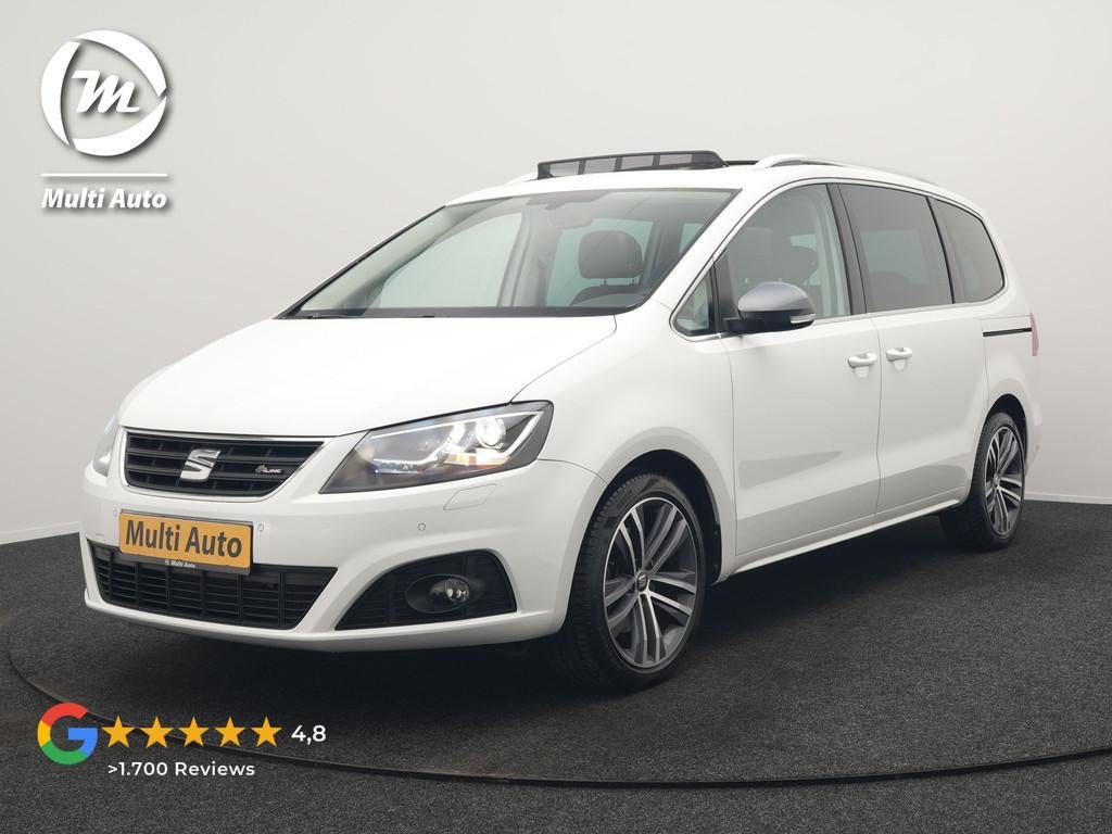 SEAT Alhambra 1.4 TSI FR 150pk DSG 7 Persoons | Trekhaak Af, Auto's, 15 km/l, Zwart, 4 cilinders, 150 pk