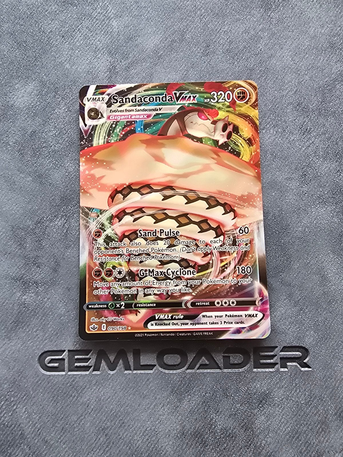 Sandaconda Vmax 090/198 Chilling Reign Pokémon, Ophalen of Verzenden, Zo goed als nieuw