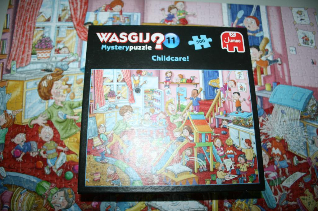 Legpuzzel Wasgij 11 kinderopvang - nr 81746 - 500 st, Hobby en Vrije tijd, Denksport en Puzzels, Ophalen of Verzenden, 500 t/m 1500 stukjes