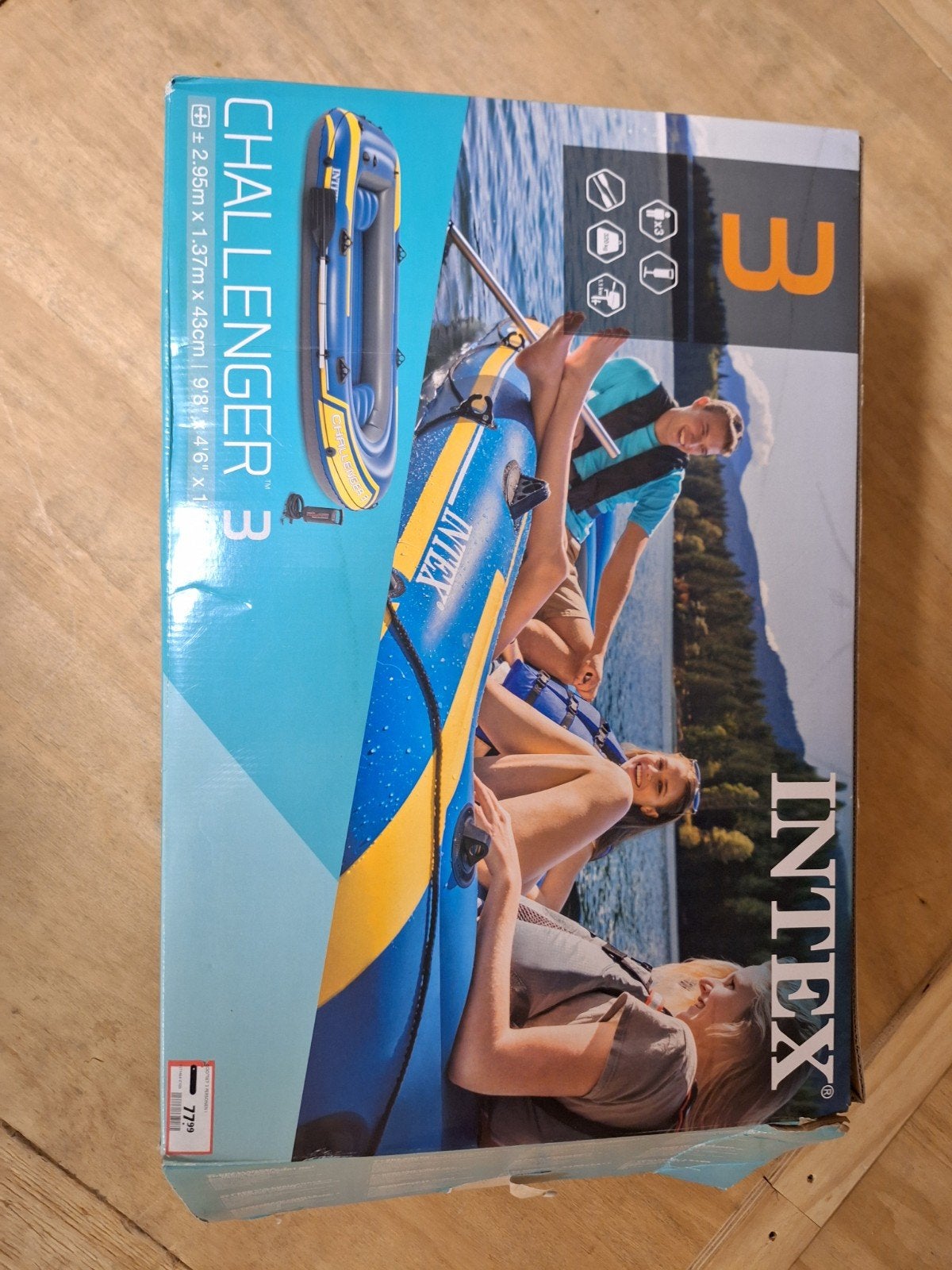 intex opblaasbare roeiboot, Opblaasbaar, Overige typen, Twee personen, Ophalen of Verzenden