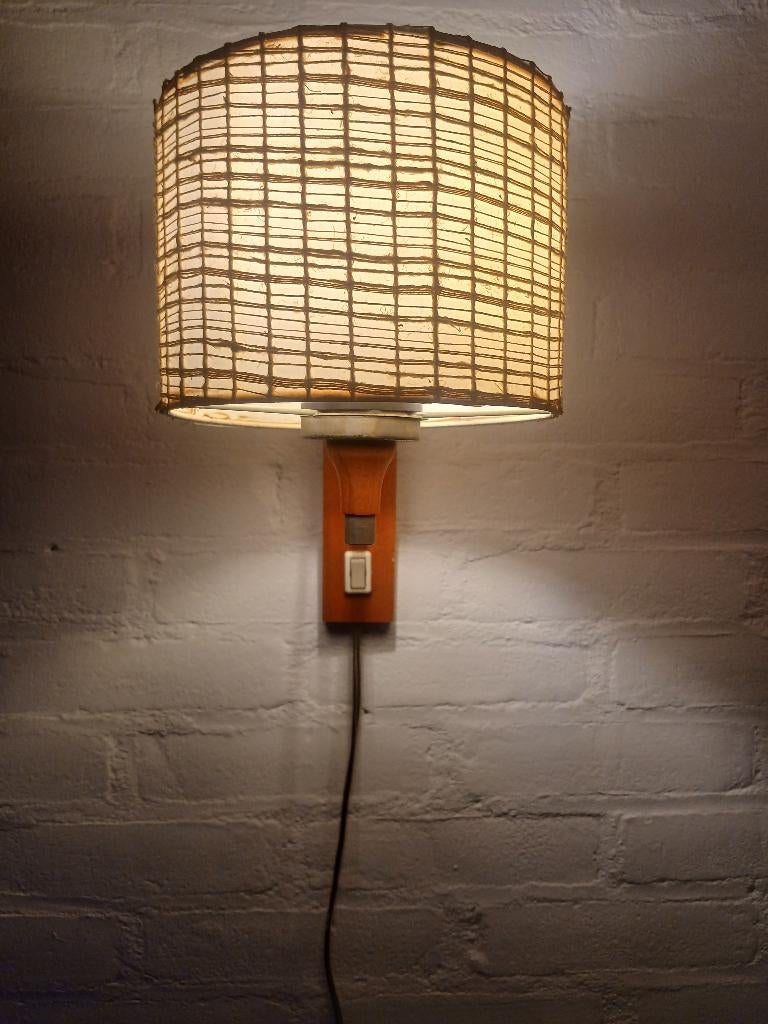 Vintage wandlamp, Huis en Inrichting, Ophalen of Verzenden, Overige materialen