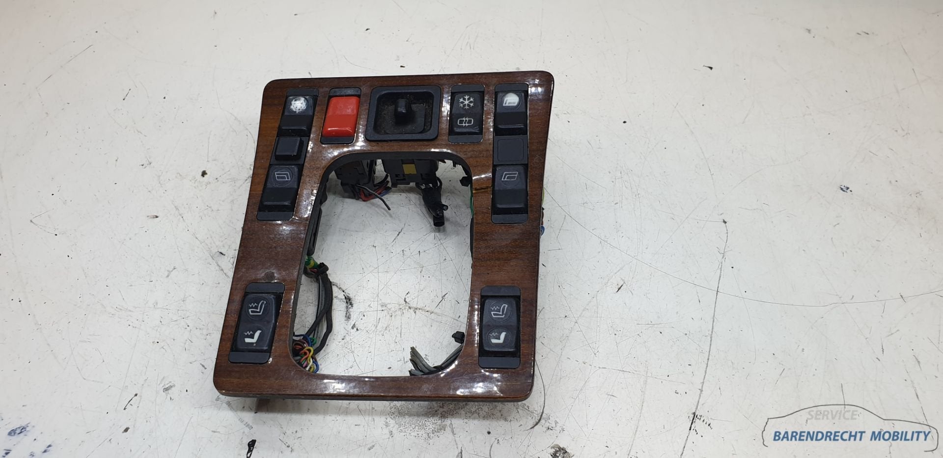 Hout inleg W201 190 Mercedes middenconsole pook Airco stoelv, Gebruikt, Mercedes-Benz AG, Mercedes-Benz, Ophalen of Verzenden