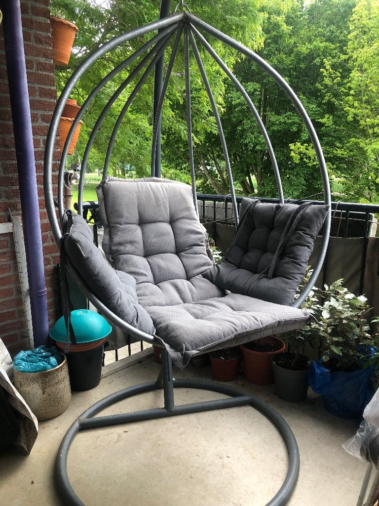 Hang stoel, Egg chair, Tuin en Terras, Tuinstoelen, Ophalen, Zo goed als nieuw