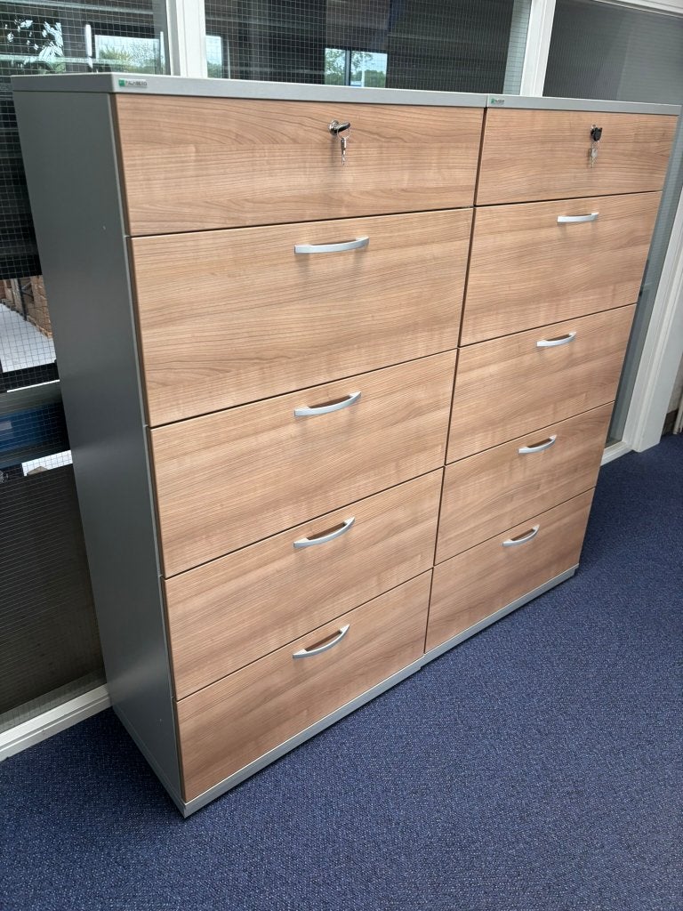 Palmberg Archiefkast met slot - 1 stuk H155xB80xD44cm, Huis en Inrichting, Ophalen, Modern kantoor, 50 tot 100 cm, Zo goed als nieuw