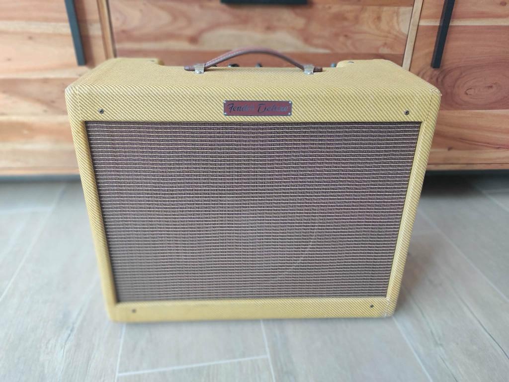 fender custom 57 deluxe, Ophalen of Verzenden, Zo goed als nieuw, Gitaar, Minder dan 50 watt