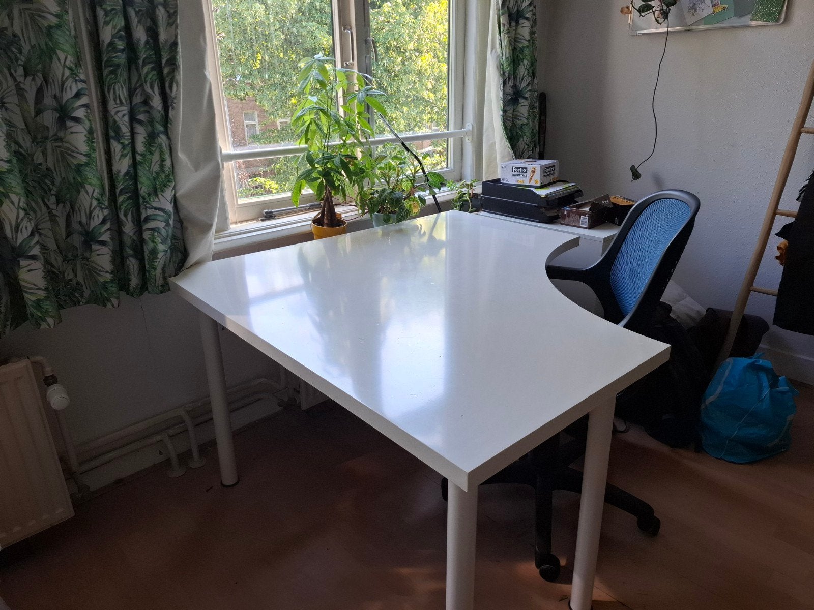 Hoekbureau, Ophalen, Gebruikt, Rechthoekig, 50 tot 100 cm