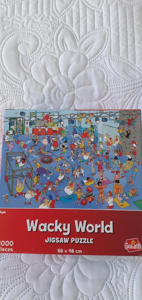Wacky world puzzel 1000 stukjes, Ophalen, 500 t/m 1500 stukjes, Zo goed als nieuw