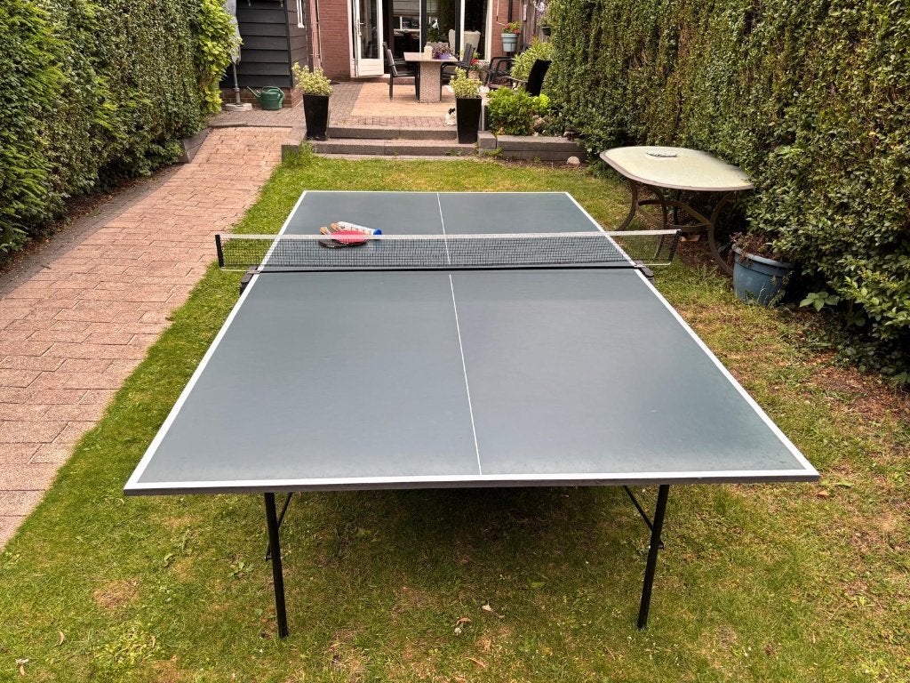 tafeltennis tafel, In goede staat, Sport en Fitness, Tafeltennis, Ophalen, Gebruikt, Net, Batje(s) of Balletje(s), Verrijdbaar