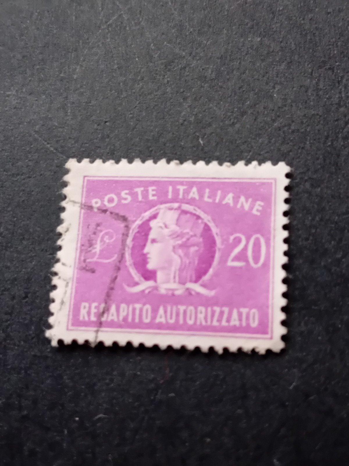 Italiaanse postzegel 20 centesimi - Gestempeld, Postzegels en Munten, Postzegels | Europa | Italië, Ophalen of Verzenden