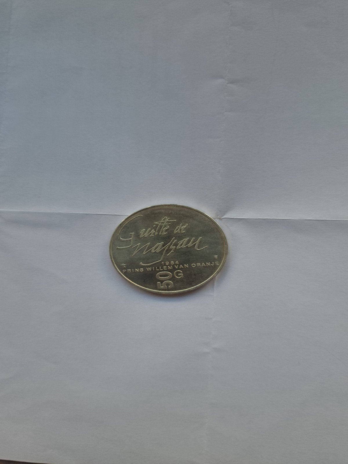 Zilveren munt Koningin Beatrix 50G, Ophalen