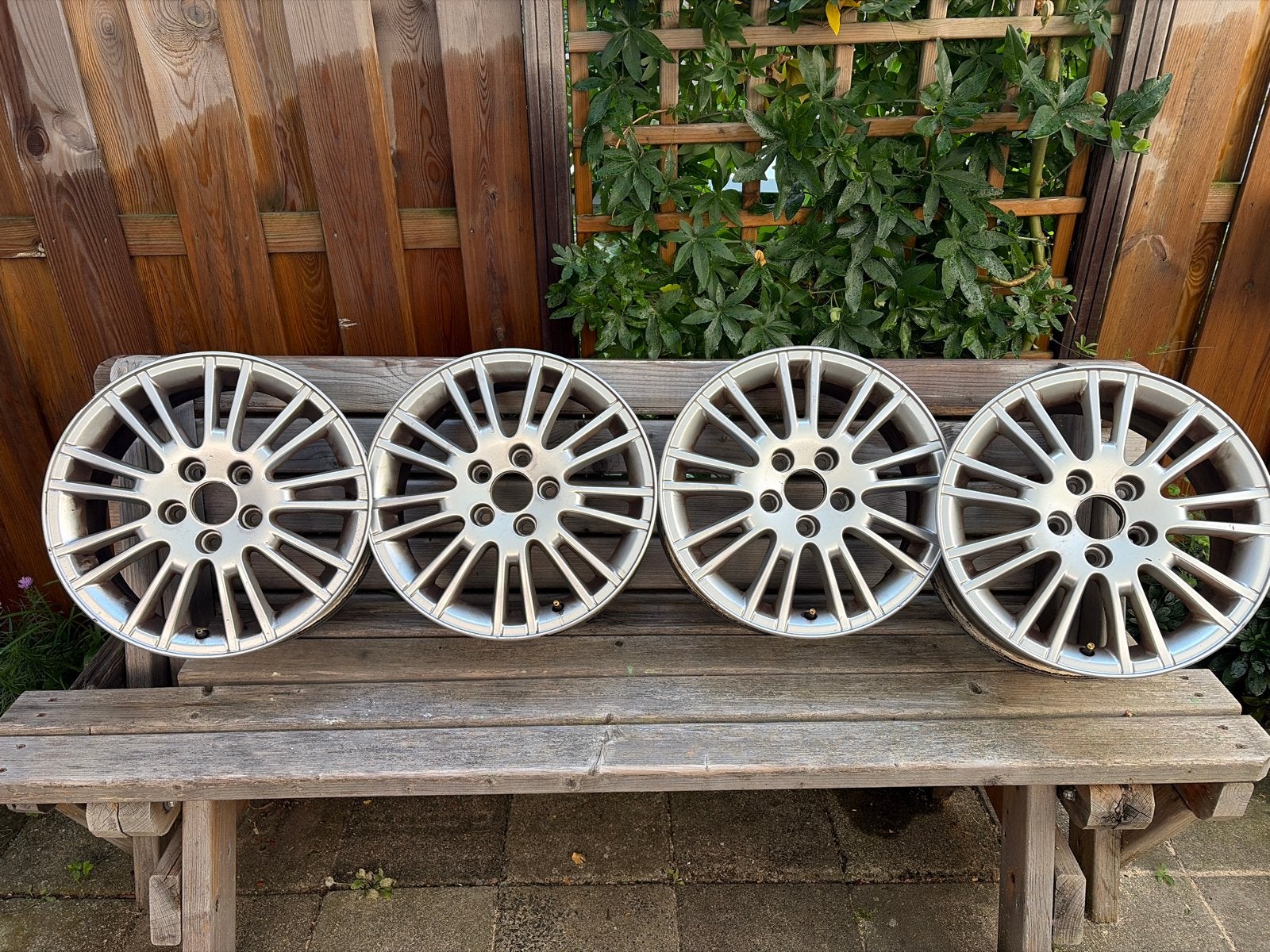 Saab 16 inch lichtmetalen velgen, Ophalen, Gebruikt, 16 inch, Banden en Velgen
