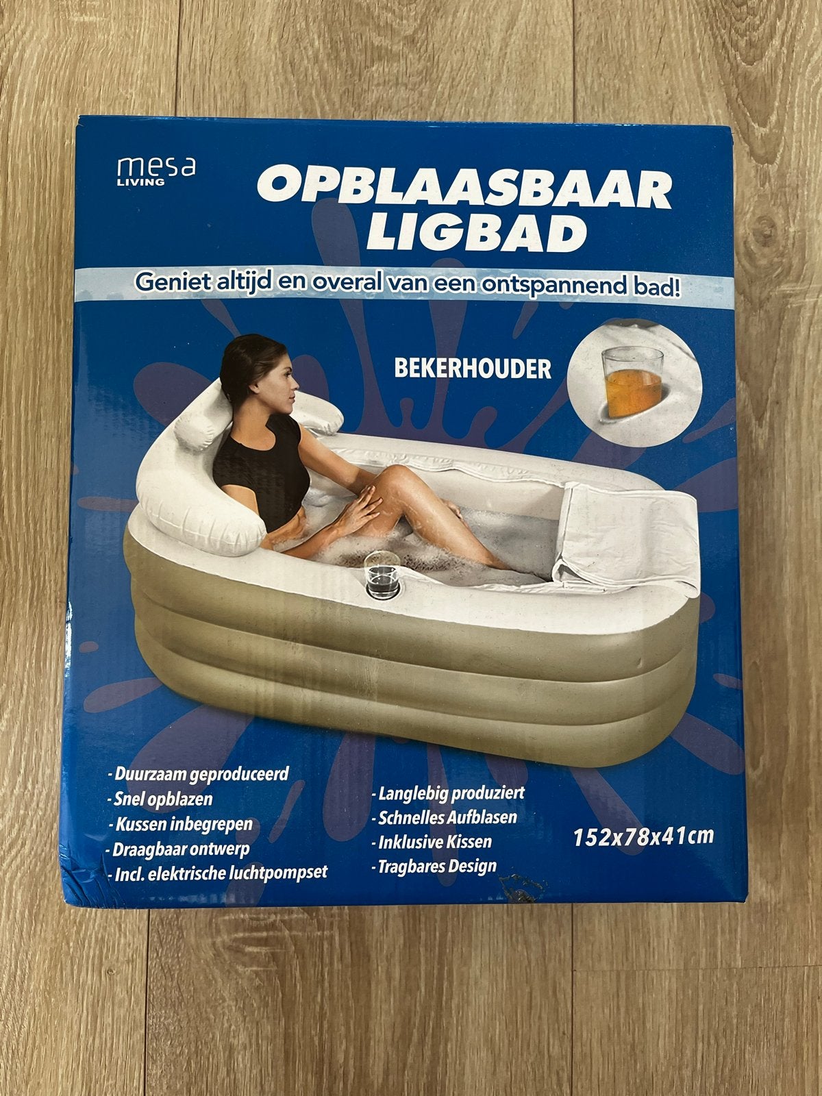 Opblaasbaar Ligbad, Ophalen, Nieuw, Met bad