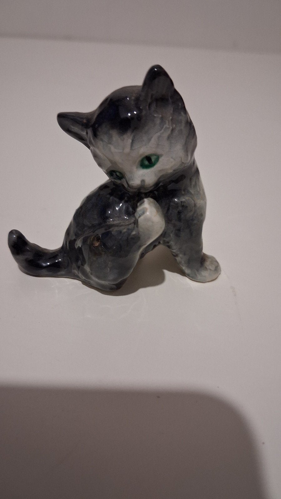 Vintage Porseleinen Katje Goebel W. Germany, Verzamelen, Ophalen of Verzenden, Zo goed als nieuw, Hond of Kat, Beeldje of Figuurtje