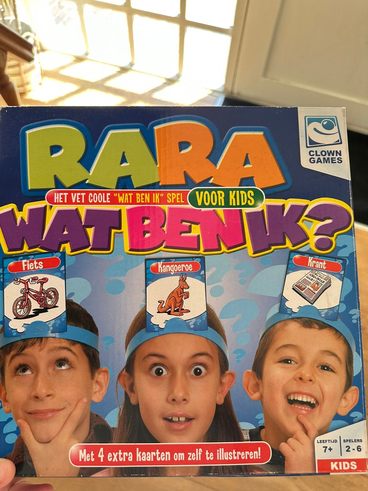Rara wat ben ik, Hobby en Vrije tijd, Gezelschapsspellen | Bordspellen, Ophalen of Verzenden, Gebruikt
