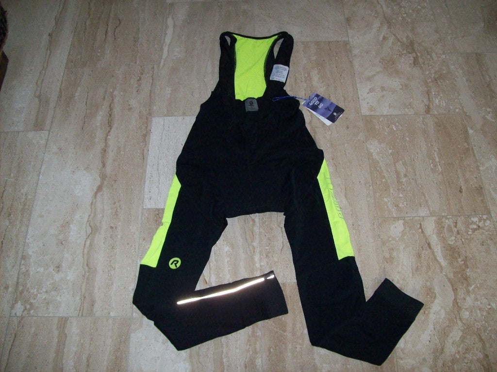 Rogelli Tyro Bibtight Heren Zwart/Fluor maat M, XL, 2XL, Rogelli, Heren, Nieuw, Ophalen of Verzenden