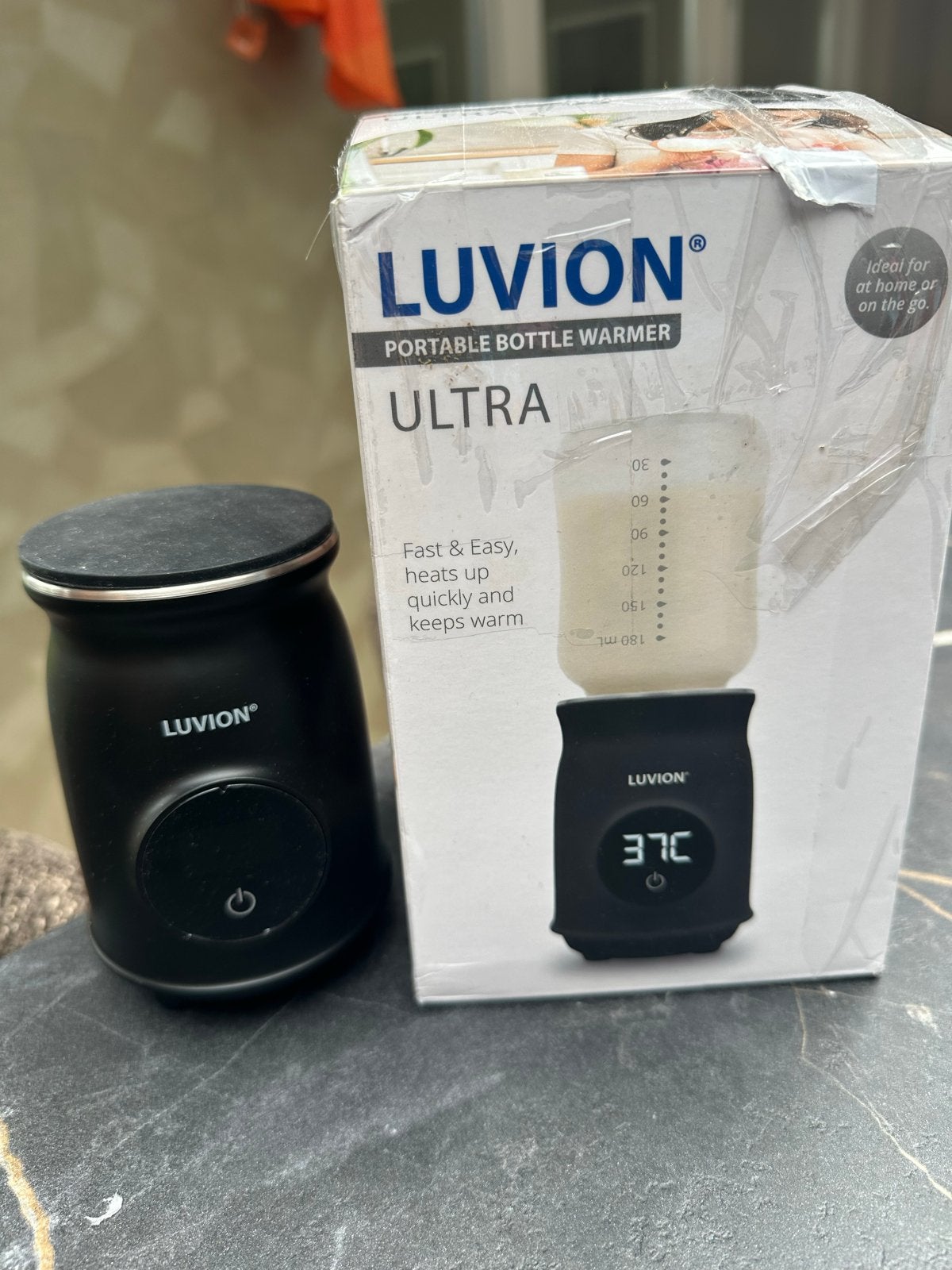 Luvion Ultra Draagbare Flessenwarmer 2025, Kinderen en Baby's, Babyvoeding en Toebehoren, Ophalen of Verzenden, Zo goed als nieuw