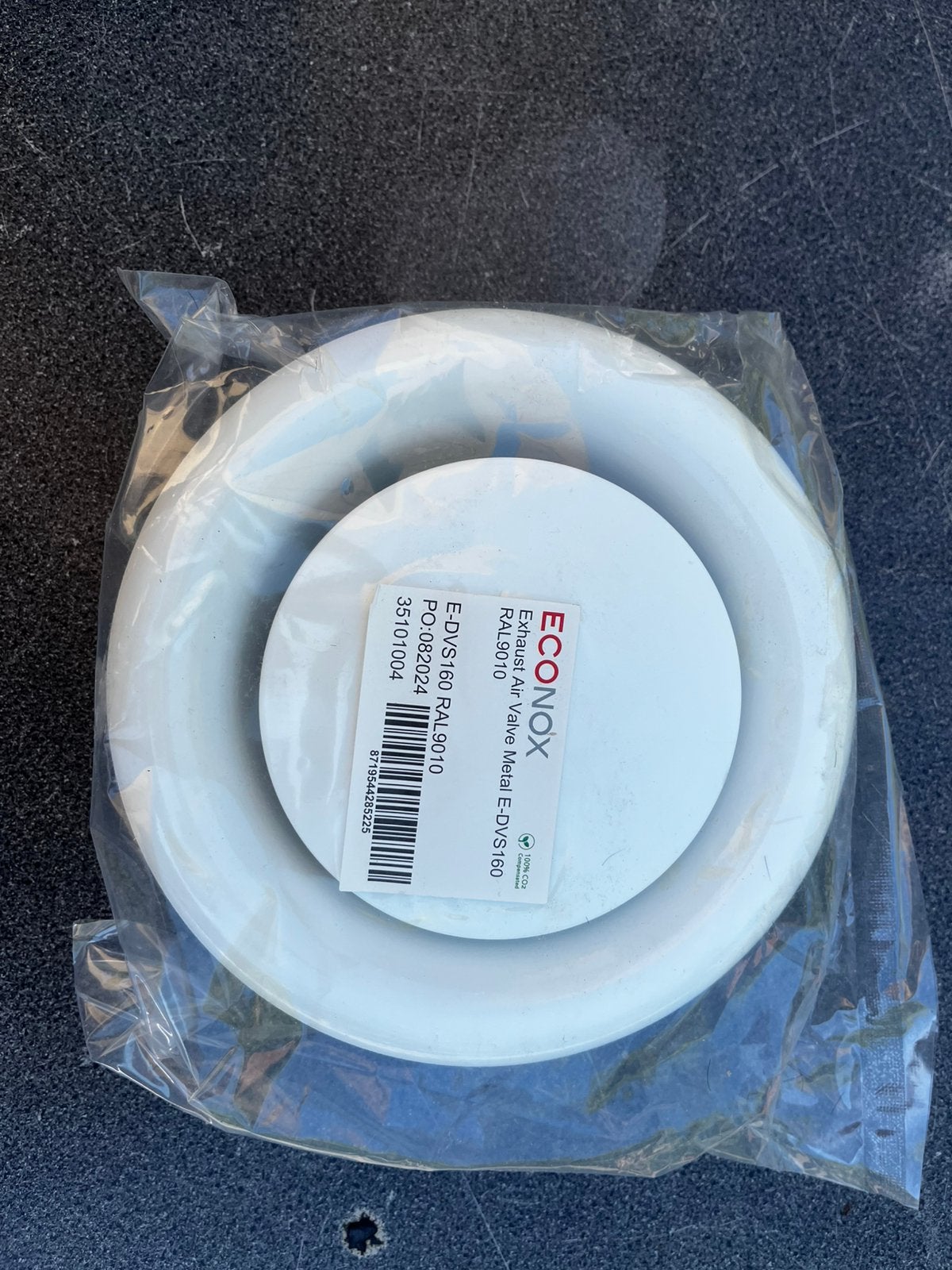 6x Ventilatieventiel 160mm, wit, Ophalen of Verzenden, Nieuw, Afzuiger
