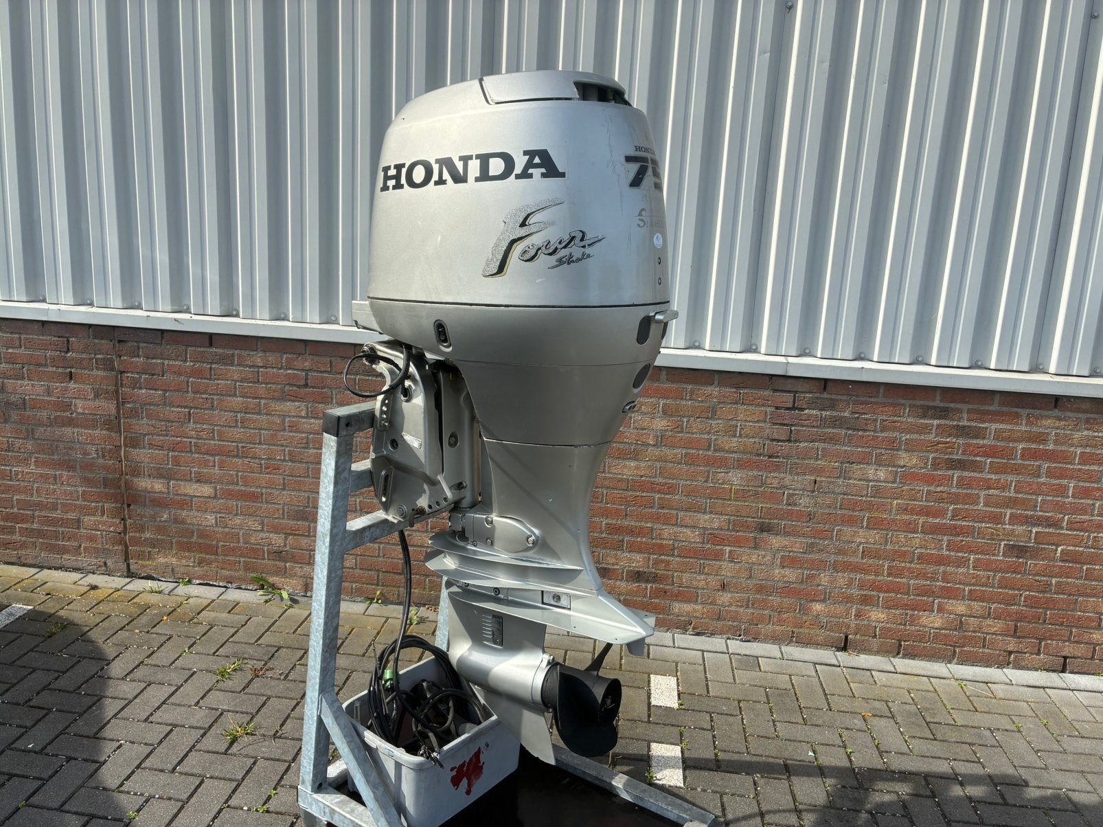 Honda 75 pk 4 takt, Powertrim, zuinig en stil, Vaarklaar !, Honda, Met afstandsbediening, Ophalen of Verzenden, Info@acwatersport.nl