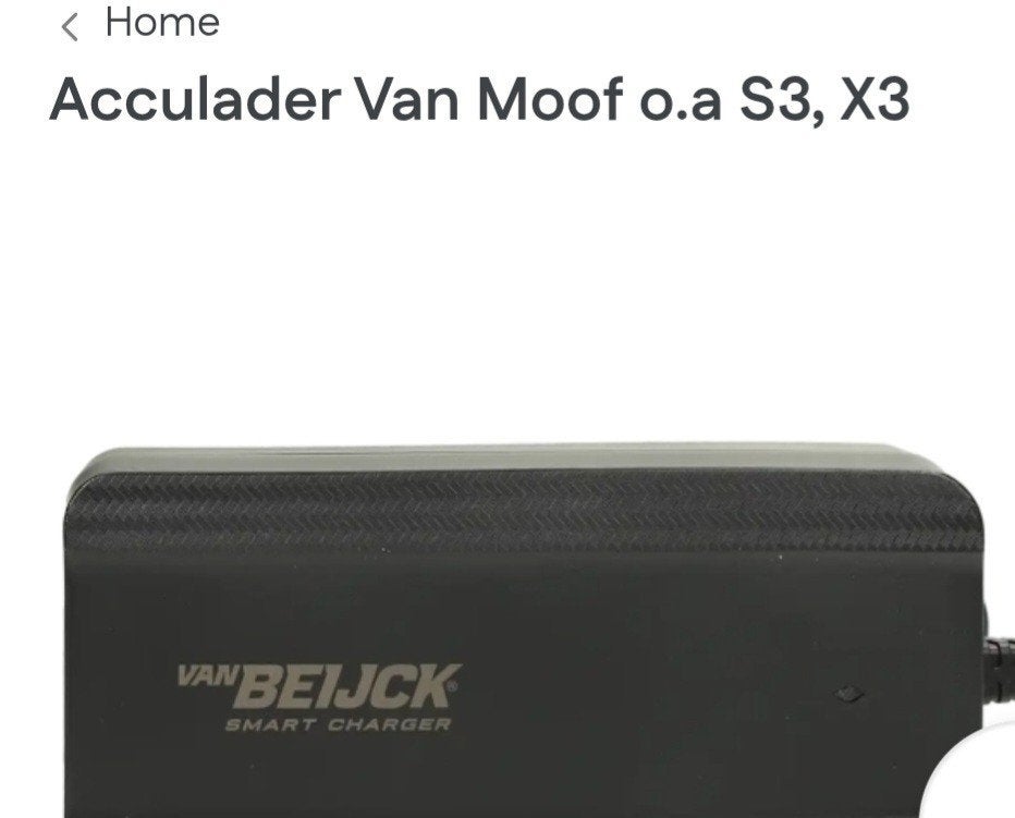 vanmoof s3 accu lader oplader beijck, Ophalen of Verzenden, Elektrische fiets, VanMoof