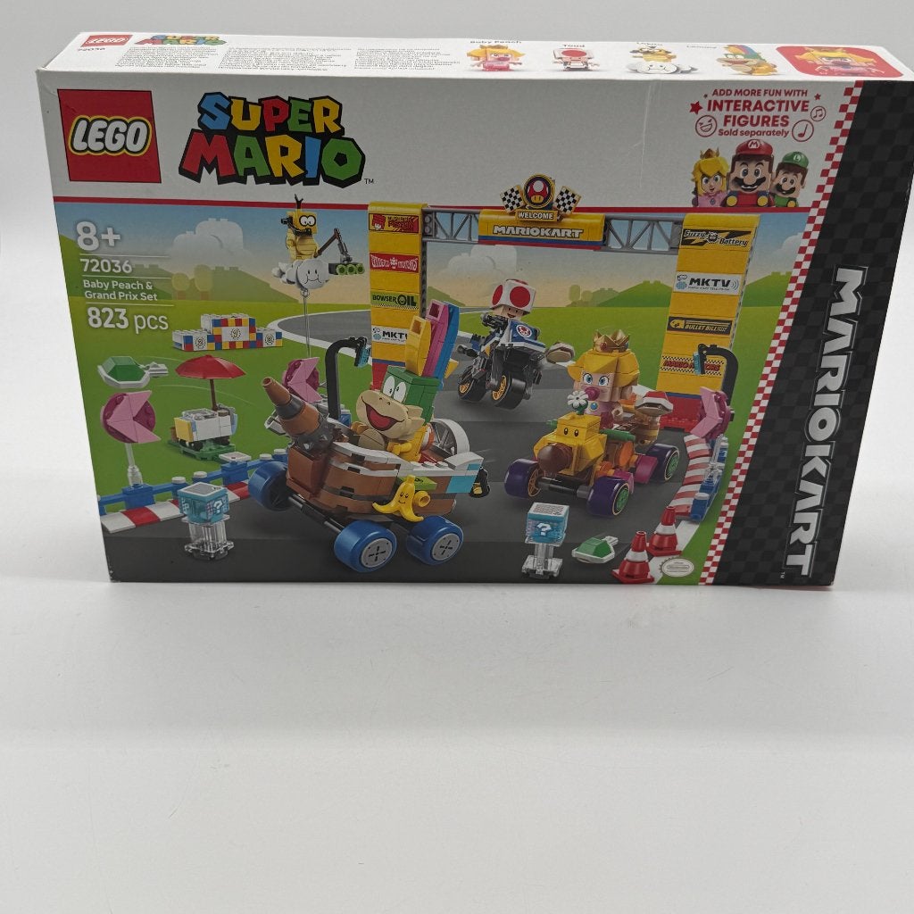 Lego Super Mario Kart Baby Peach Grand | NIEUW, Overige thema's, Lego, Nieuw, Ophalen of Verzenden