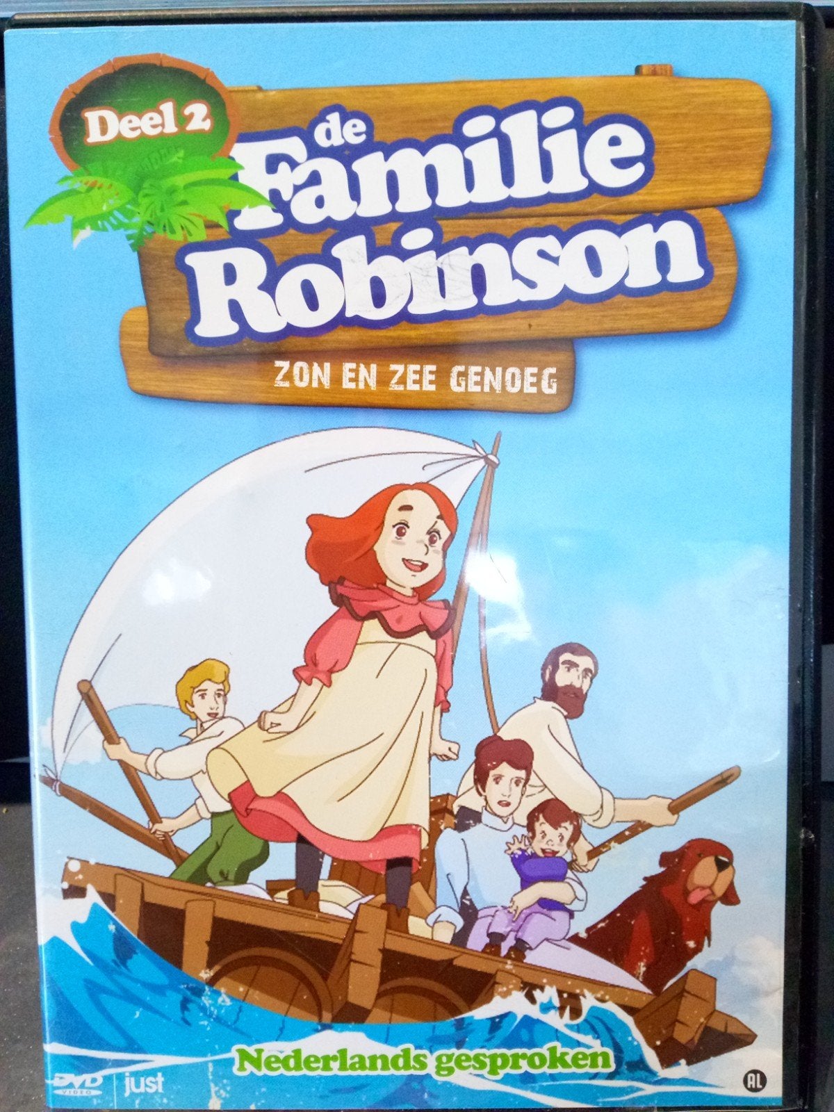 De Familie Robinson - Zon en Zee Genoeg (Deel 2) DVD, Cd's en Dvd's, Europees, Gebruikt, Alle leeftijden, Kinderprogramma of -film