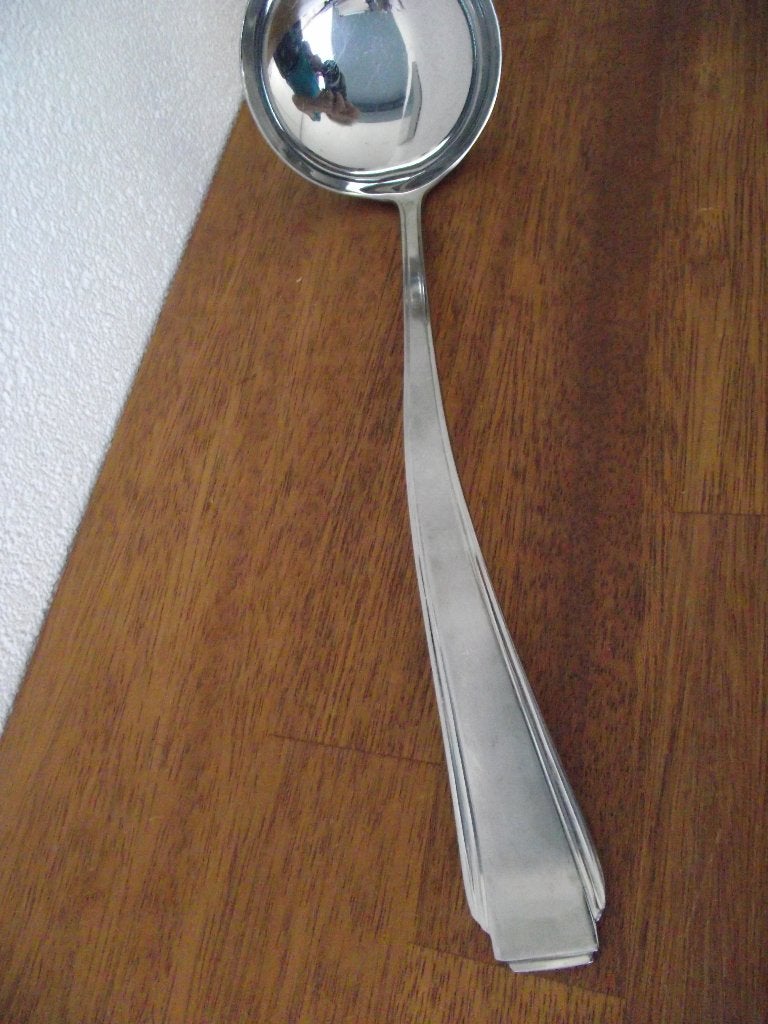 RVS Sola 840 Trapje soep opscheplepel 30 cm Sola GZ 1950-60, Ophalen of Verzenden