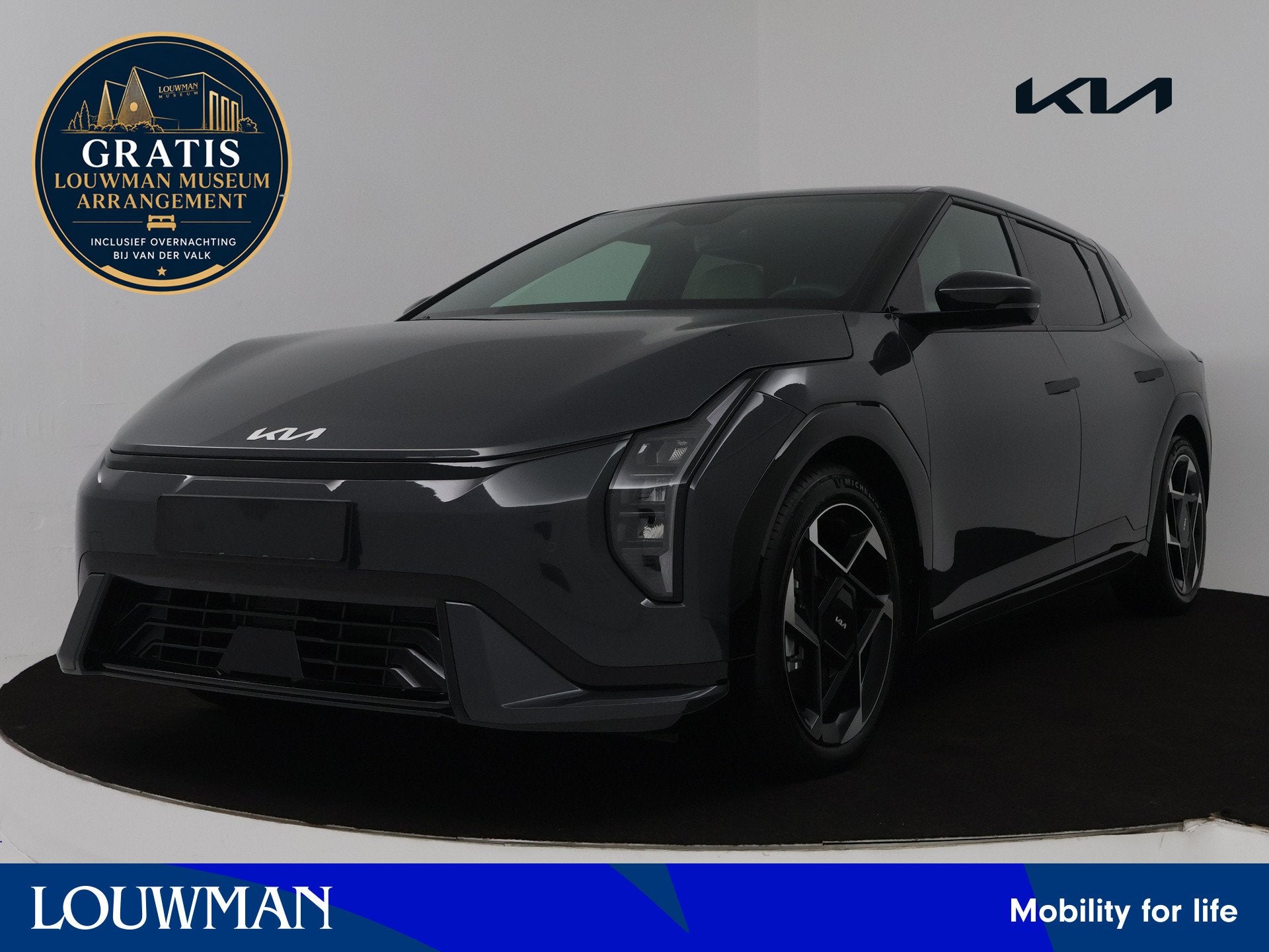 Kia EV4 GT-Line Business Edition 81.4 kWh | ACTIE ! | NIEUW!, 12 maanden, Zwart, Automatische klimaatregeling, 204 pk