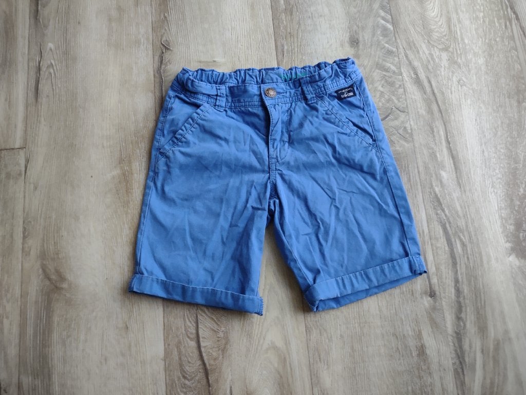 Prachtige blauwe korte broek van Hema, 116/122. My chill'in., Kinderen en Baby's, Kinderkleding | Maat 116, Broek, Onb, Ophalen of Verzenden