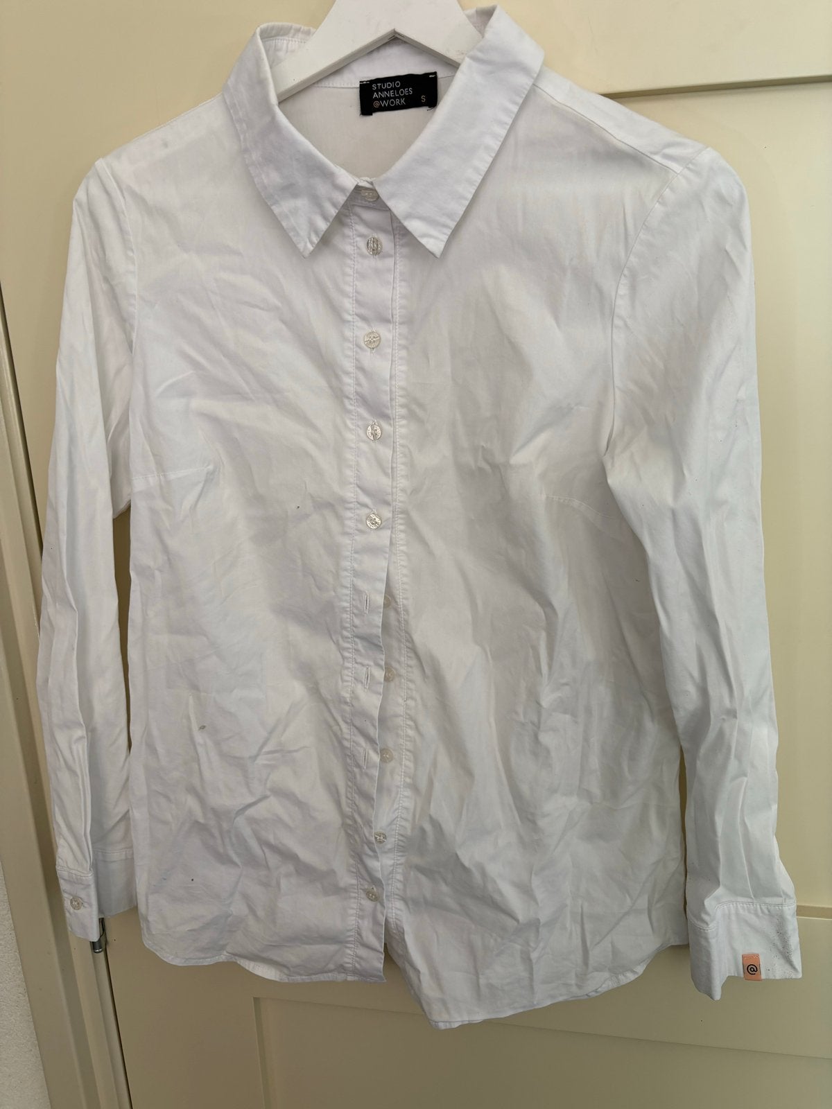 Witte blouse Studio Anneloes maat s, Ophalen of Verzenden, Zo goed als nieuw, Maat 36 (S), Wit