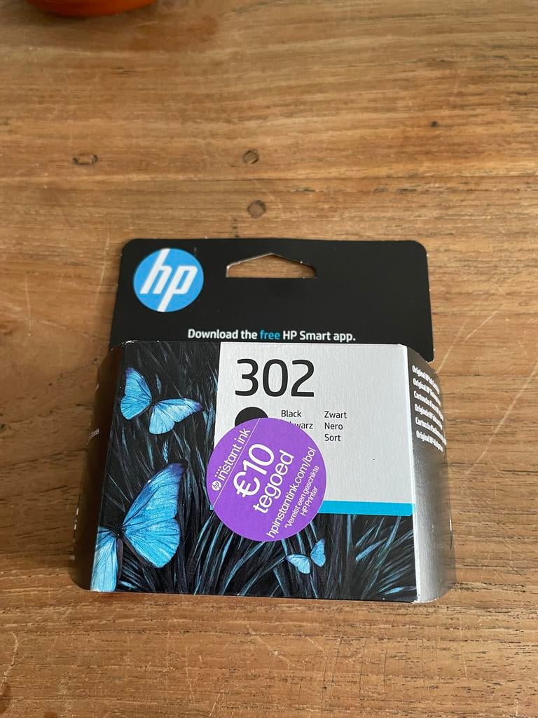 HP 302 Zwarte Inktcartridge - Nieuw, verkeerd gekocht, Computers en Software, Printerbenodigdheden, Ophalen of Verzenden, Zo goed als nieuw