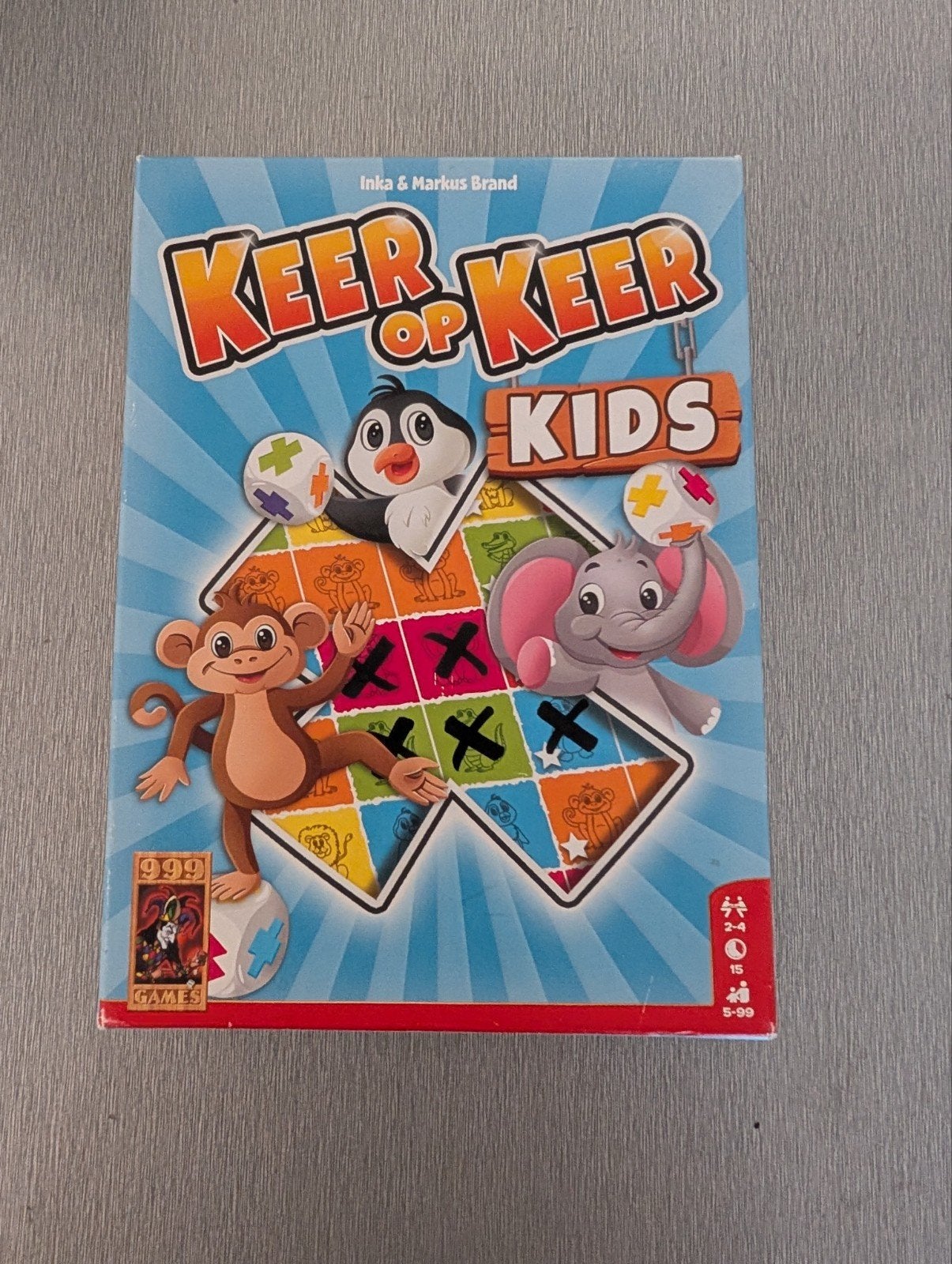 Keer op Keer Kids dobbelspel - Zo goed als nieuw, Een of twee spelers, Ophalen of Verzenden, Zo goed als nieuw, 999 Games