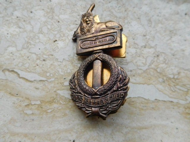Draagspeld/insigne Groepswaardering embleem, Ophalen of Verzenden, Landmacht, Nederland, Embleem of Badge