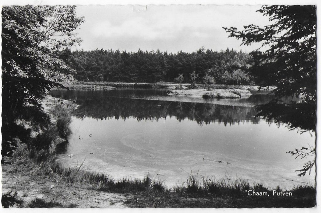Chaam Putven Gelopen Ansichtkaart ( B1732 ), Ophalen of Verzenden, 1920 tot 1940, Gelopen