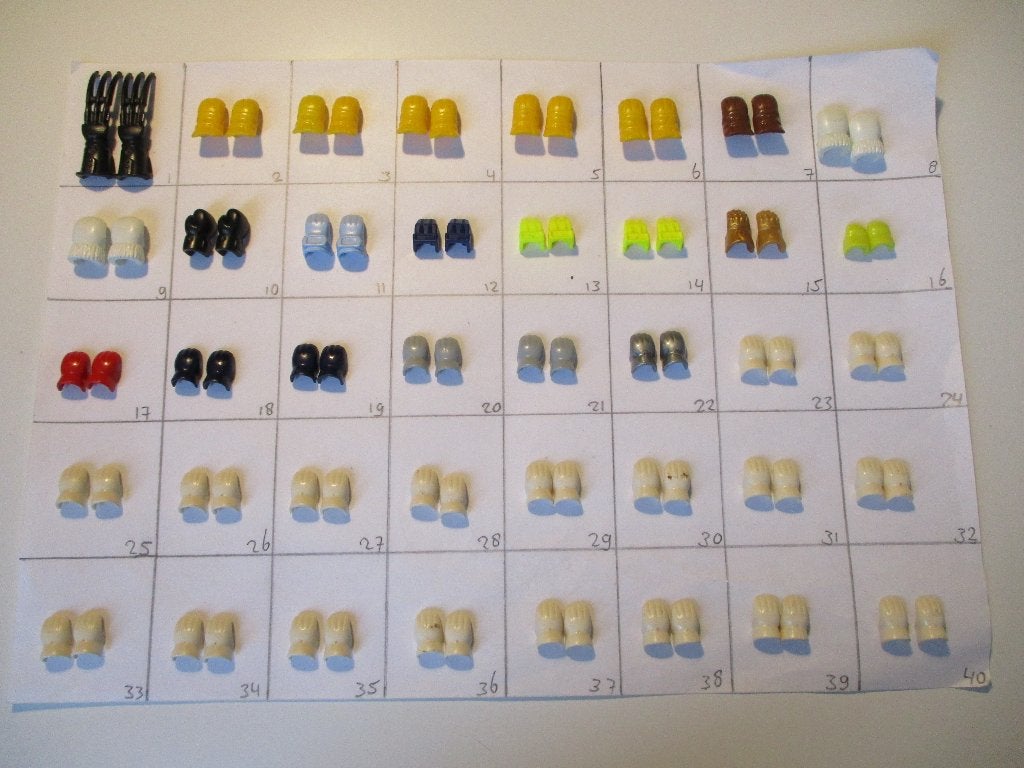 playmobil onderdelen handschoenen, Ophalen of Verzenden, Zo goed als nieuw, Los playmobil