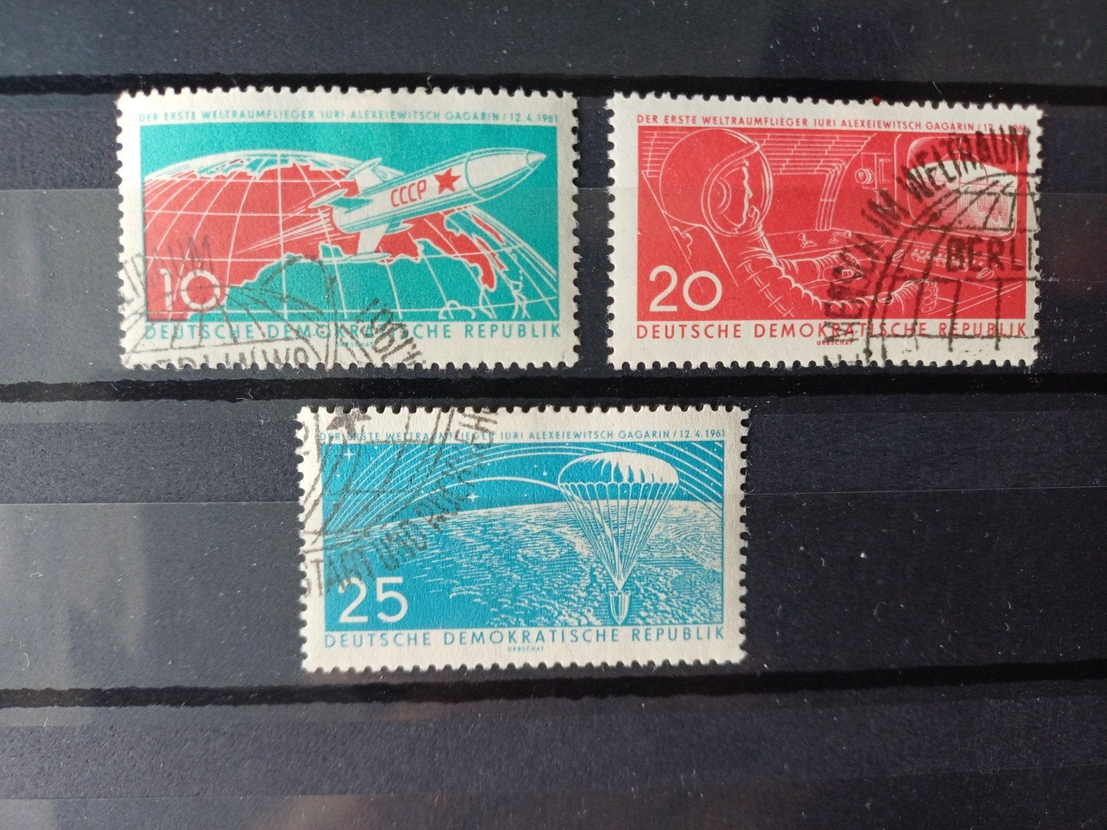 DDR 822-824 gestempeld, Ophalen of Verzenden, DDR, Gestempeld