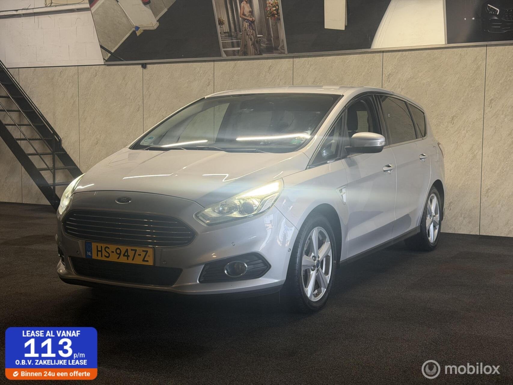 Ford S-Max 2.0 TDCi Titanium, Auto's, Ford, Gebruikt, Euro 6, 4 cilinders, Origineel Nederlands