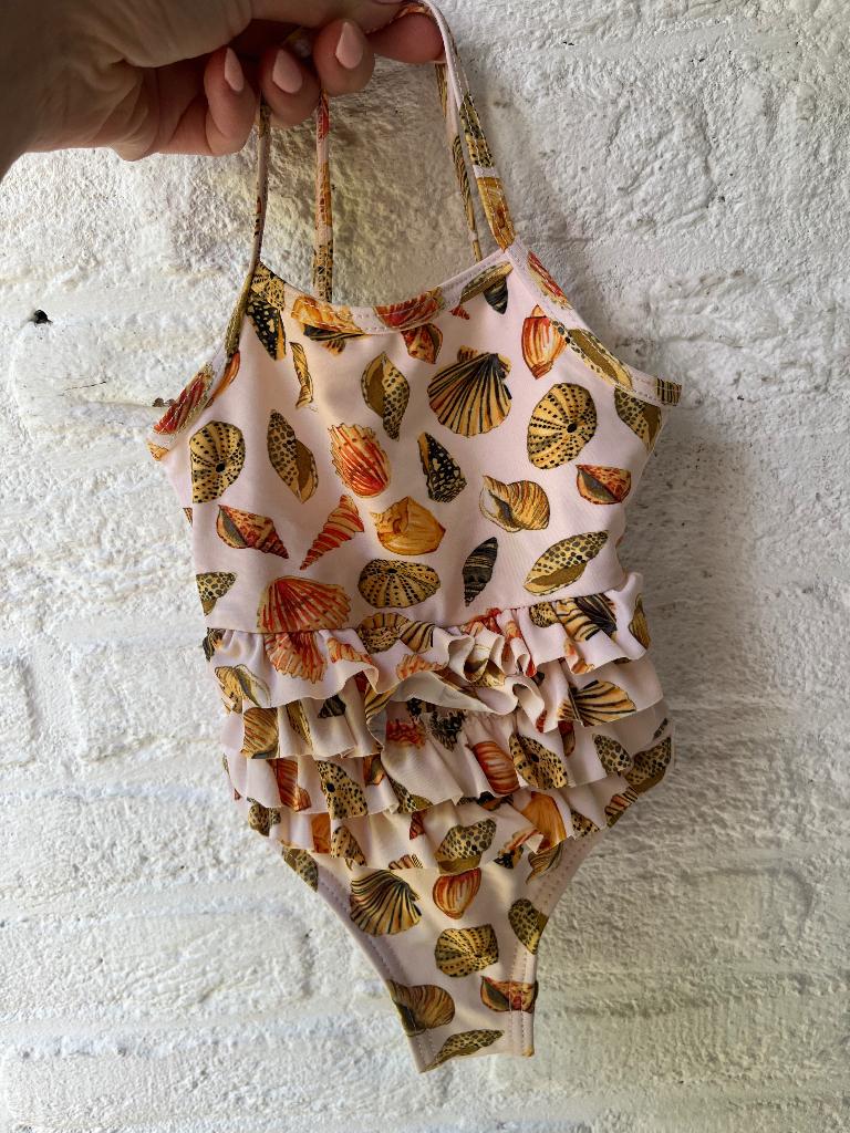 Baby badpak noppies maat 74/80, Kinderen en Baby's, Babykleding | Baby-zwemkleding, Meisje, Badpak, Ophalen of Verzenden, Zo goed als nieuw