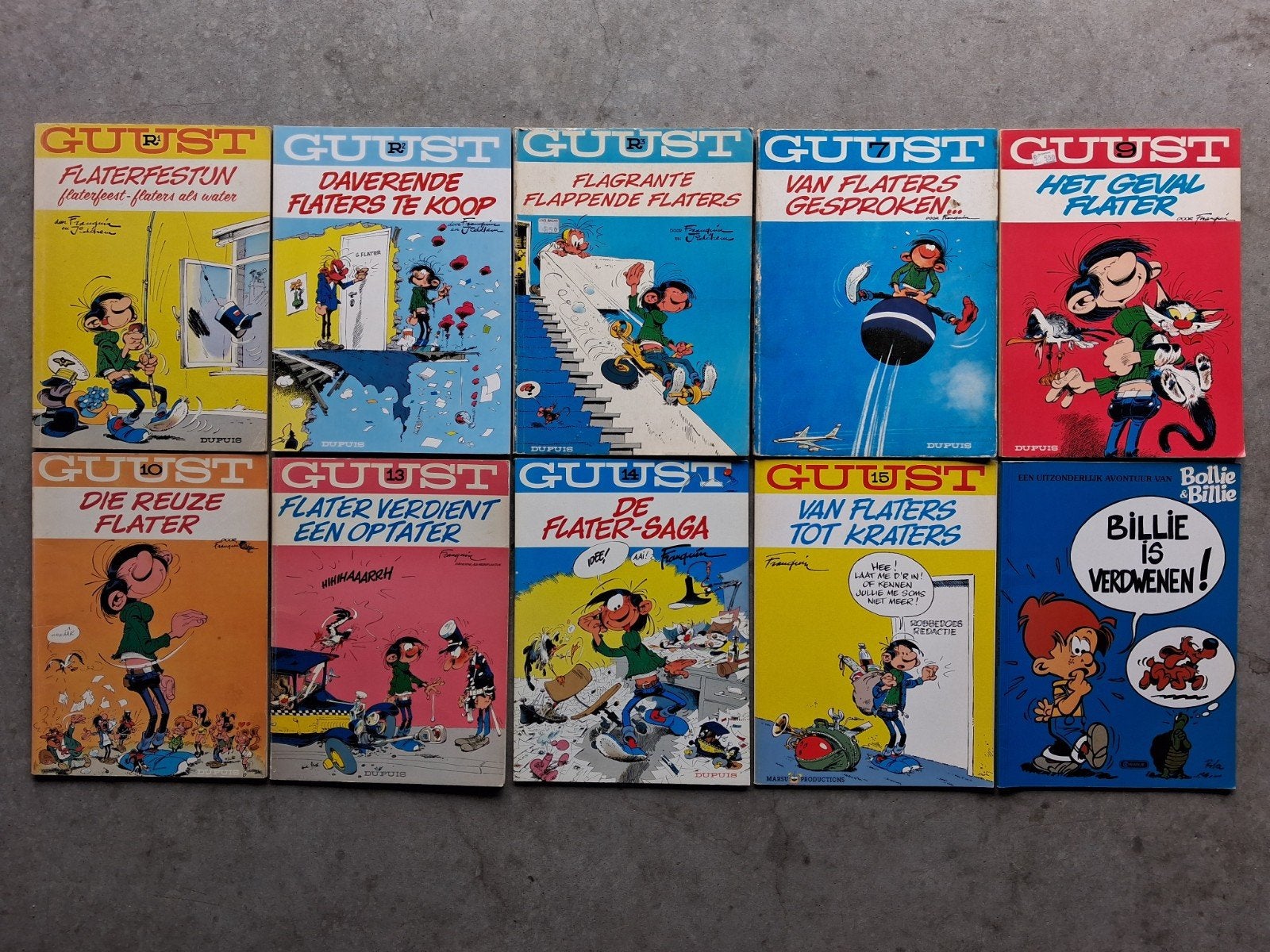 Guust 9x + Bollie en Billie 1x  |  Zie omschrijving €0,50, Boeken, Complete serie of reeks, Ophalen of Verzenden, Gelezen