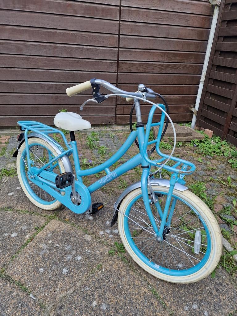 Meisjesfiets 20 inch voor kinderen vanaf 5 jaar, Fietsen en Brommers, Fietsen | Meisjes, Gebruikt, 20 inch, Handrem, Ophalen of Verzenden