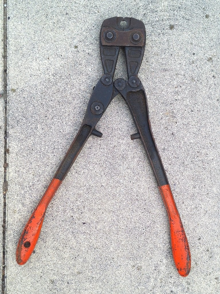 Betonschaar, Ophalen, Gebruikt, Tang