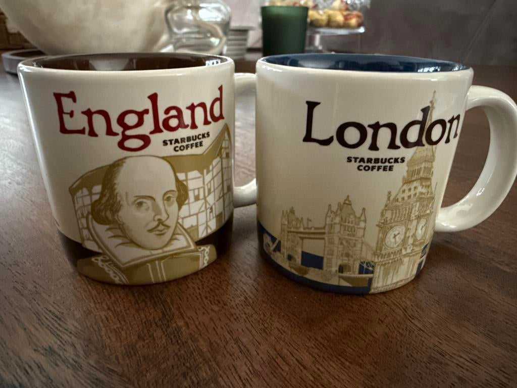 Nieuw Starbucks City Mugs: England & London (89 ml), Overige typen, Ophalen of Verzenden, Zo goed als nieuw, Steen/keramiek