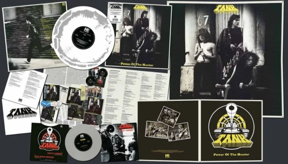 Tank Power of the Hunter LP+Bonus 7" deluxe editioin NWOBHM, LP, Heavy metal, Verzenden, Inclusief poster