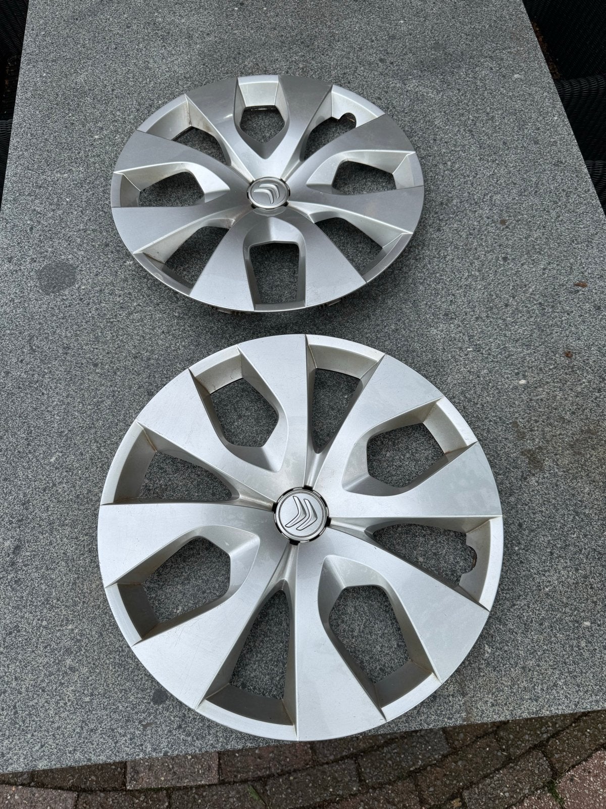 Citroën wieldoppen 16 inch - set van 2, Auto diversen, Wieldoppen, Ophalen of Verzenden, Gebruikt
