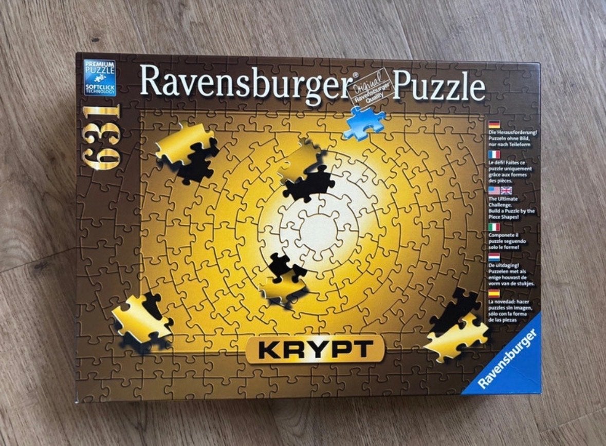 Ravensburger Krypt Legpuzzel 631 stukjes, Ophalen of Verzenden, 500 t/m 1500 stukjes, Zo goed als nieuw, Legpuzzel
