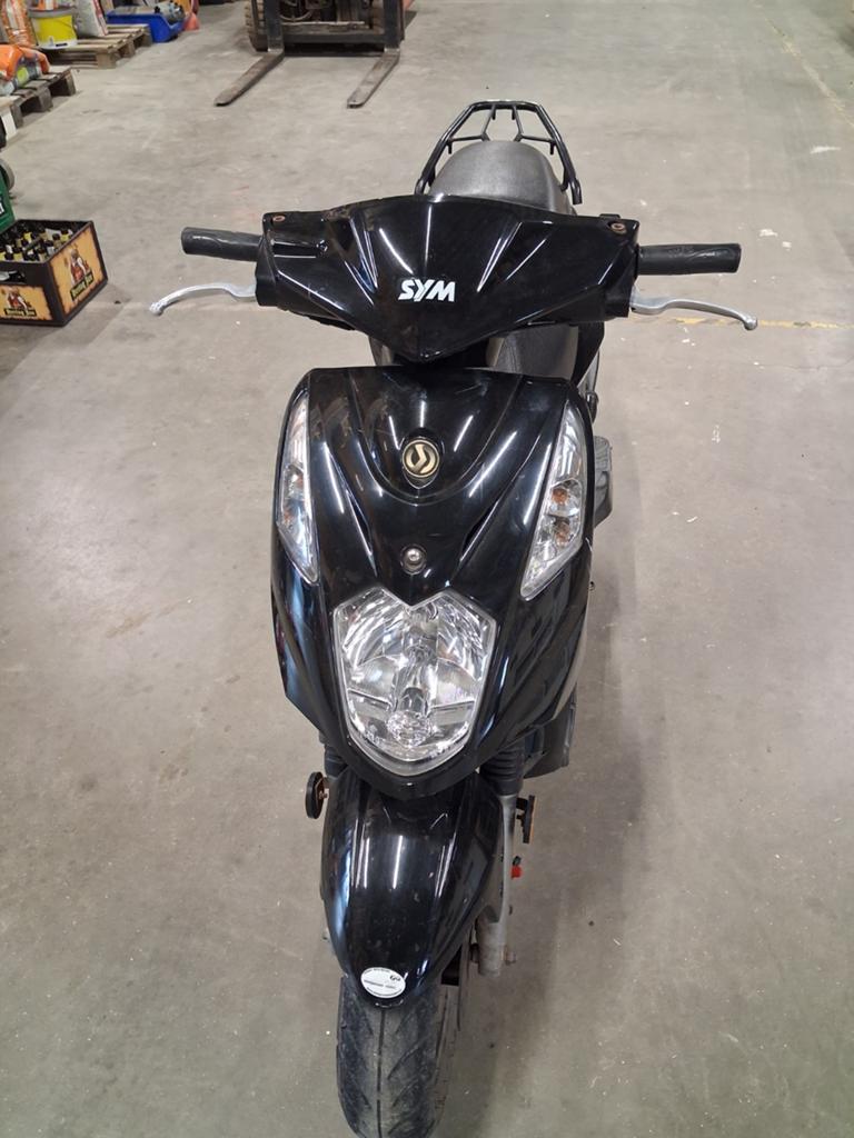 Sym orbit 2 4t zwart, Ophalen, Gebruikt, Maximaal 45 km/u, Benzine