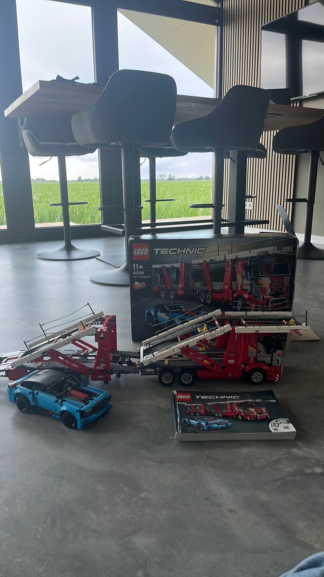 Technic lego car transporter 42098, Ophalen of Verzenden, Zo goed als nieuw