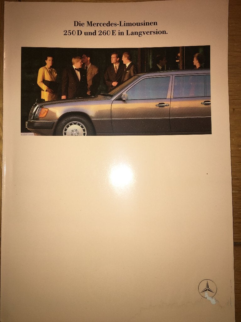 7x Mercedes 200 280 300 T verlengd Coupé brochures folders, Ophalen of Verzenden, Zo goed als nieuw, Mercedes